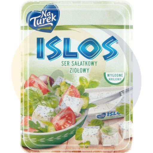 Turek Islos ser sałatkowy 160g/8szt ziołowy mleczarnia  kod:5901390005499