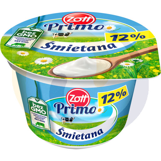 Śmietana 12% Primo 180g/12szt Zott (99.2668.end)