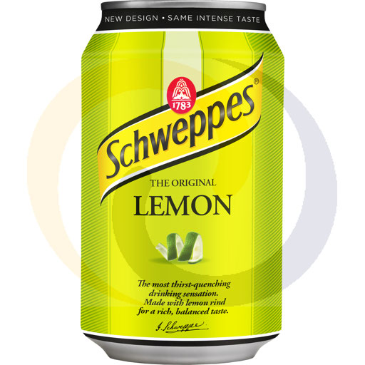 Orangina Schweppes Napój gaz.Lemon puszka 0,33l/24szt Schweppes kod:8435185943989