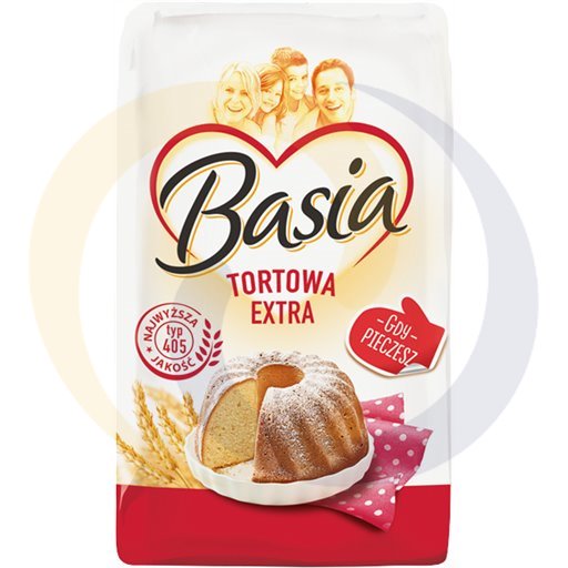 Mąka Basia tortowa extra typ405 1,0kg/10szt Goodmills (5.244)