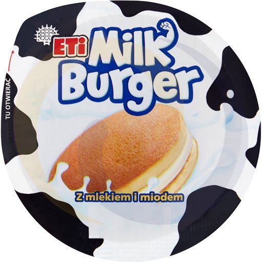 Eti Milk burger z mlekiem i miodem 35g/72szt  kod:
