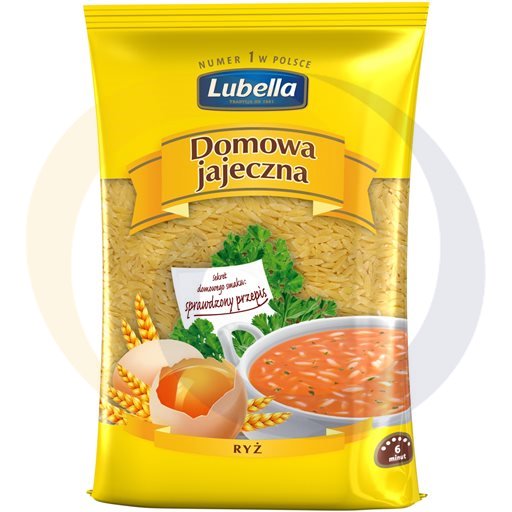 Lubella Makaron jajeczny dom.ryż 250g/20szt  kod:5900049010686