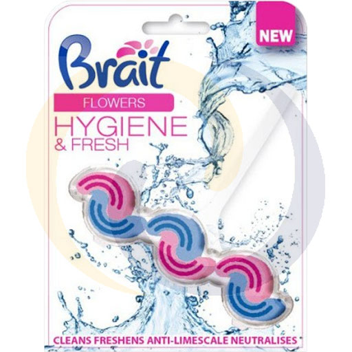 BRAIT FLOWERS 2-PHASE TOILET BLOCK 45G