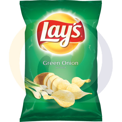 Chipsy Lays zielona cebulka 130g/21szt Frito Lay (96.337)