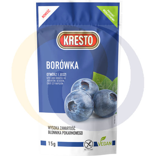 Borówka liofilizowana 15g/12szt Kresto