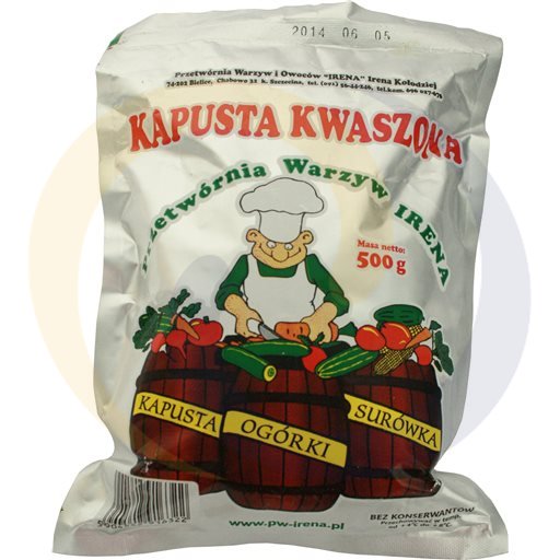 Kapusta kiszona 500g folia/6szt PW Irena (20.4336)