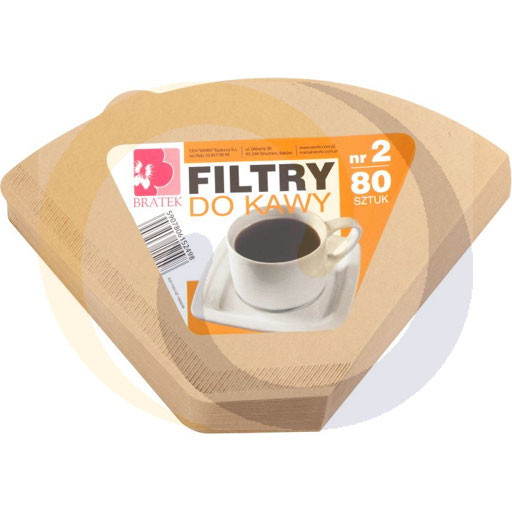 Filtry Do Kawy Nr 2/80szt Bratek (47.7550)