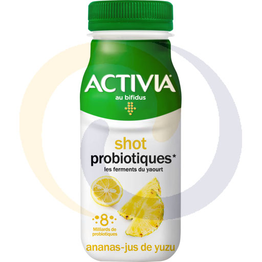 Danone Jogurt Activia Shot Ananas-Yuzu 80g/6szt  kod:3033491674396