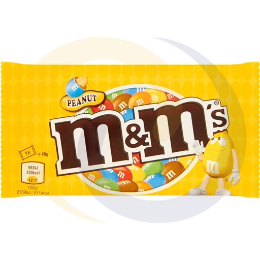 Mars - słodycze Draże m&m`s orzechowe 45g/24szt Mars kod:5000159542869