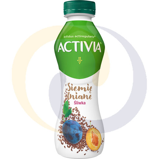 Danone Jogurt Activia śliwka/len 280g/6szt  kod:5900643038420
