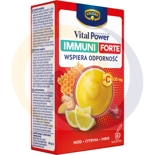 Vital Power immuni forte cytryna 80g/6szt Kruger (99.7897.end)