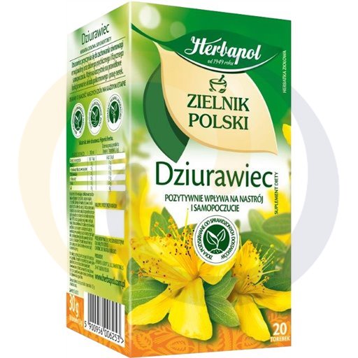 Herbapol Herbata Ziel.Polski Dziurawiec 20t*1,5g/12szt  kod:5900956006253