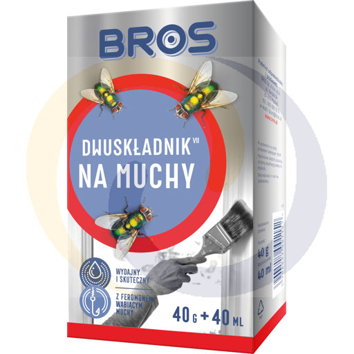 Dwuskładnik na muchy 40g+40ml .Bros