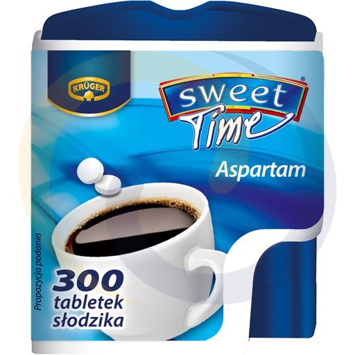 Kruger Słodzik z aspartamem Sweet time 300tab 13g/10szt  kod:5901716014525