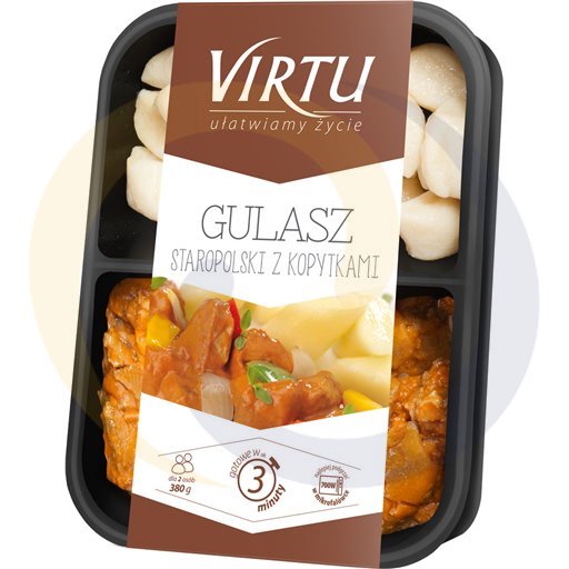 Virtu Gulasz staropolski z kopytkami 380g/4szt   kod:5906295833932