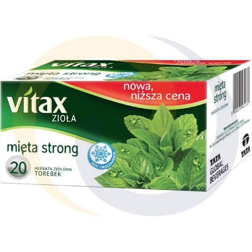 Vitax Herbata zioła Mięta strong 20*1,5g/10szt  kod:5900175431737
