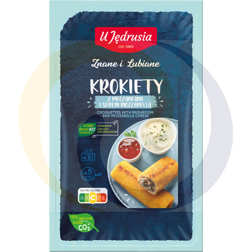 Krokiety z pieczar.i ser Mozzarella 400g/6szt U Jędrusia