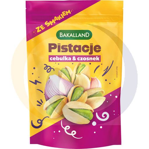 Pistacje prażone cebulka & czosnek 70g/15szt Bakalland