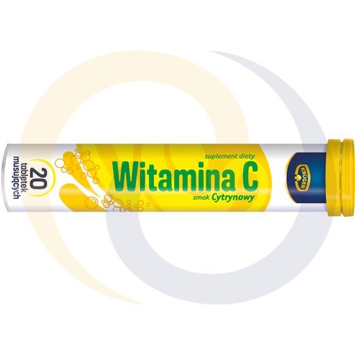 Tabletki witamina C cytryna 20T 84g/28szt Kruger (14.2215)