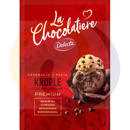 Delecta Krople czekoladowe premium 100g/12szt  kod:5900983024619