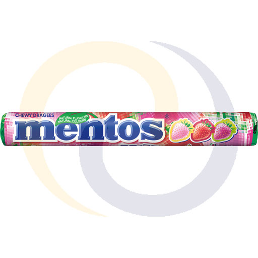 Van Melle Dropsy Mentos strawberry mix 38g/40szt   kod:brak kodu