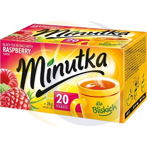 Mokate - herbaty Herbata ex.okr.Minutka malinowa 20t/28g/12szt Mokate kod:5900396012210