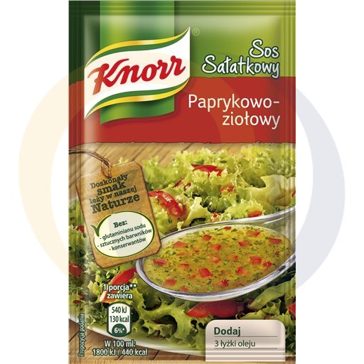 Knorr Sos sał.papryka-zioła 9,0g/40szt   kod:8714100855171