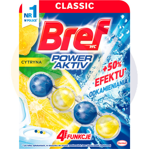 KOSTKA DO WC BREF 50G POWER AKTIV LEMON Henkel