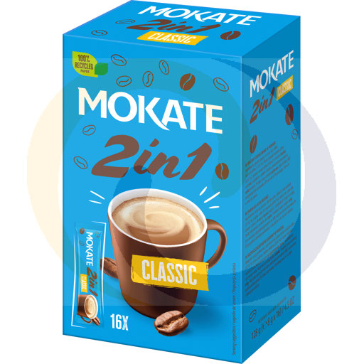 Coffee 2in1 Classic stick BOX 8.0g/16pcs/8dis Mokate