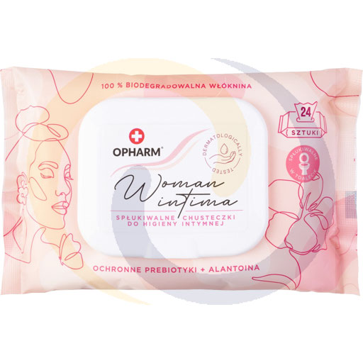 OPHARM MOISTURIZED CHUS FOR HIG.INT.WOMEN WIPES24 (57.15565)