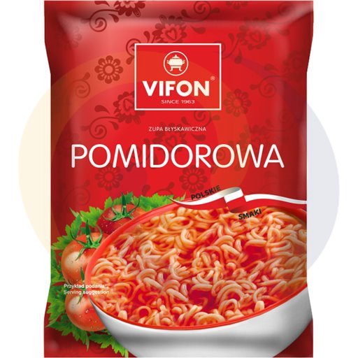 Tan-Viet Zupa Vifon pomidorowa z kluskami 65g/24szt  kod:5901882017849