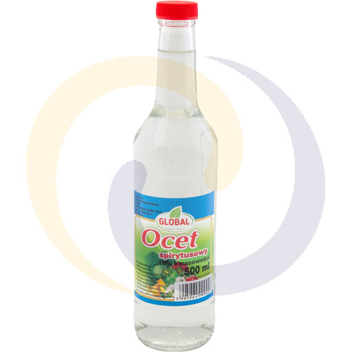 Ocet spirytusowy 10% szkło 500ml/15szt Global