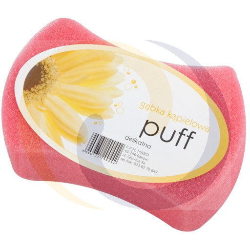 Bath sponge Puff delicate Pansy