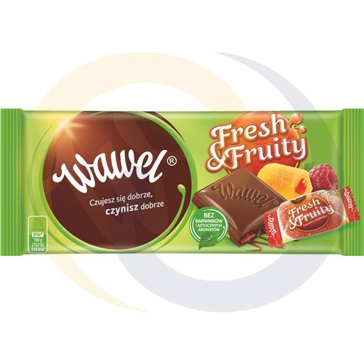 Wawel Czekolada Fresh&Fruity 100g/16szt  kod:5900102019441