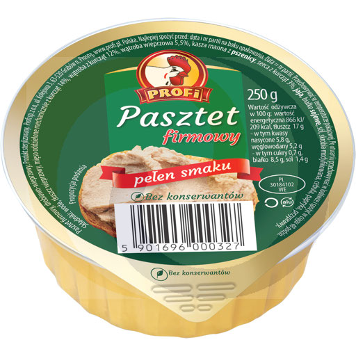 Eigene Geflügelpastete aus Großpolen 250g/8 Stk