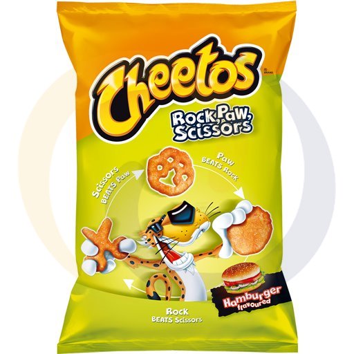 Frito Lay Chrupki Cheetos Rock Sciss.Paw Hamb 145g/14szt  kod:5900259107350