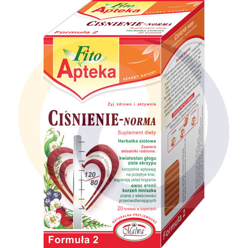 Herbata Fito Apteka.Ciśnienie Norma 20t/10szt Malwa (56.5413)