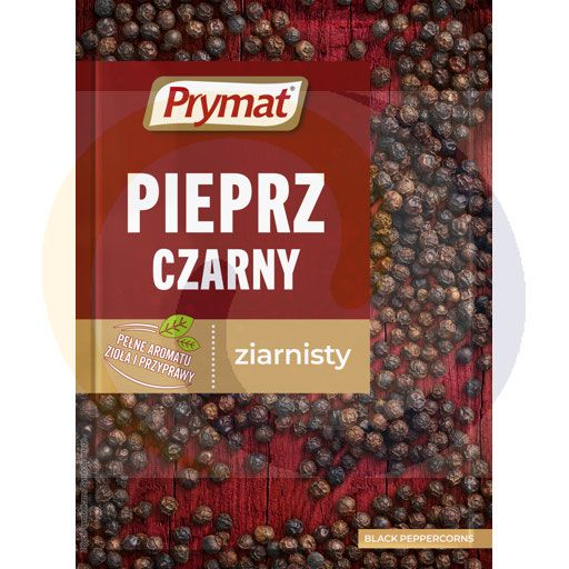 Przyprawa pieprz czarny ziarnisty 20g/23sz TOP Prymat Kr