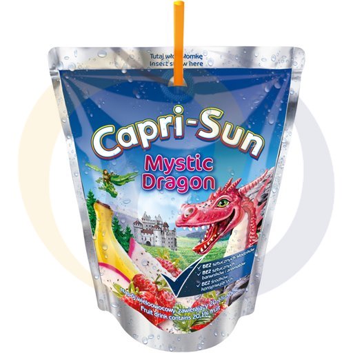 Vitar Napój Capri-Sun mystic dragon torebka 0,2l/10szt  kod:4000177408100