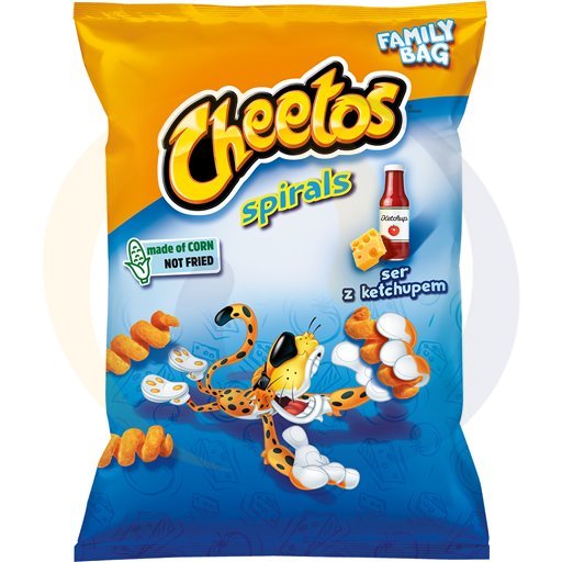 Frito Lay Chrupki Cheetos spirale chees-ketch 130g/14szt  kod:5900259115485