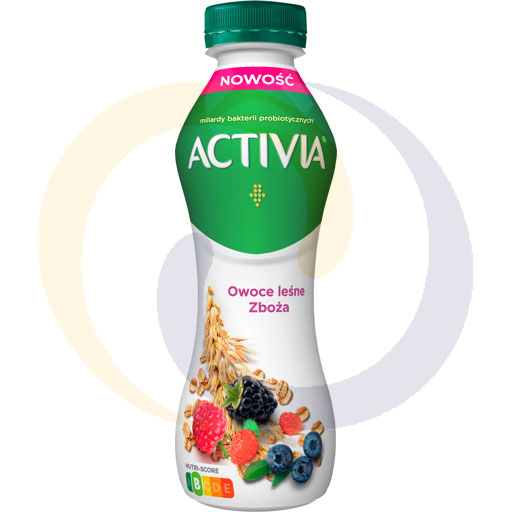 Danone Jogurt Activia owoce leśne/zboża 280g/6szt   kod:5900643044216