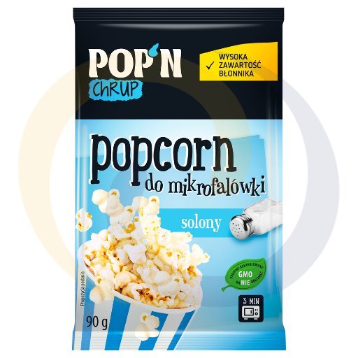 Sante Popcorn pop`n z solą 90g/24szt  kod:5900617037794