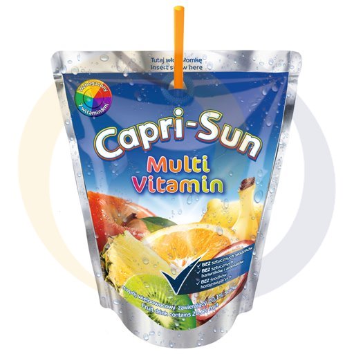Vitar Napój Capri-Sun multivitamin torebka 0,2l/10szt  kod:4000177407509