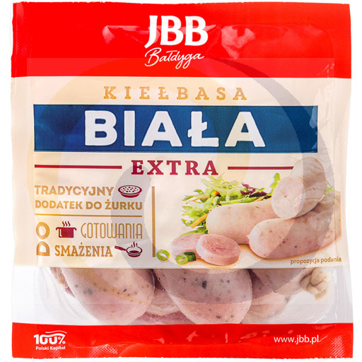 Kiełbasa biała parzona extra 1,2kg JBB