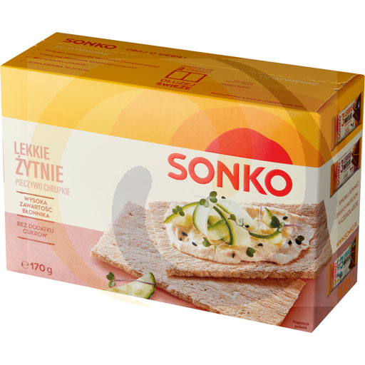 Pieczywo lekkie żytnie 170g/10szt Sonko (58.4788)