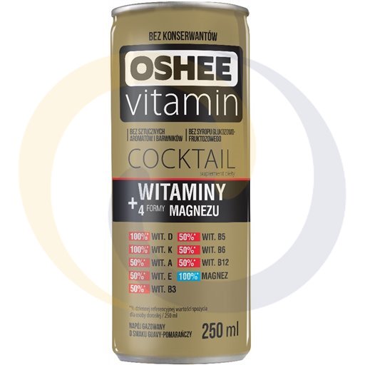 Oshee Napój Vitamin Cocktail 250ml/24szt  kod:5908260255817