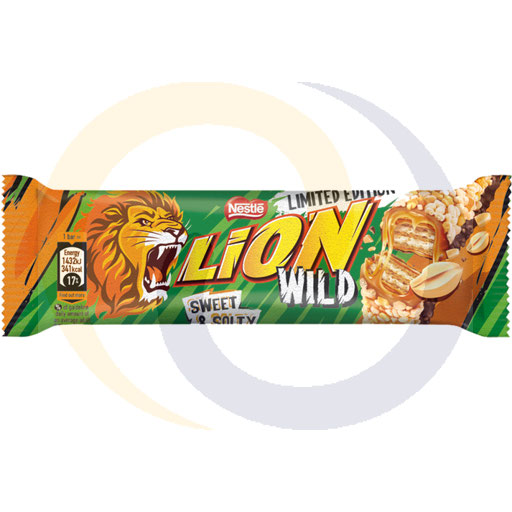 Nestle - słodycze, kawy Baton Lion wild peanut 30g/40szt Nestle kod:7613038538853