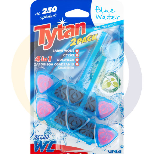 TYTAN ZAWIESZKA D/WC 4W1 BARW.WODĘ 2X40G BLUE (32.16186)
