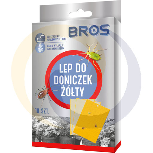 Lep do doniczek żółty A`10 .Bros