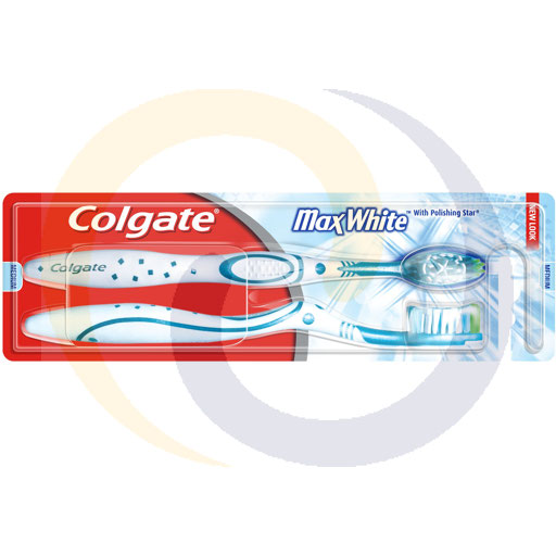 Colgate Kosmetyki Szczoteczka do zębów Colgate Max White 1+1 Med. Colgate kod:8714789490113